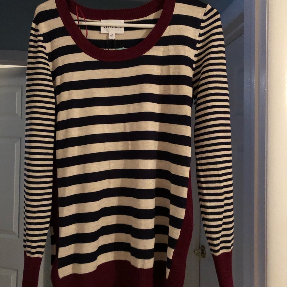 Olive & oak Maryanne striped pullover